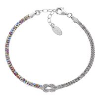 Bracciale Amen Donna Amore in Argento Zircone BRNOAMBMZ16 - BRNOAMBMZ16